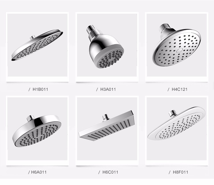 Luxury abs plastic 6 function micro bubble hand held rain shower head