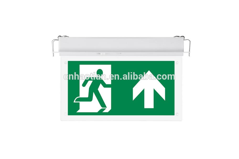 Recessed led light exit sign emergency light