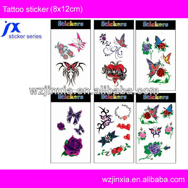 3D OEM sexy body temporary tattoo sticker