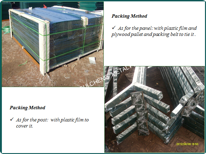 Direct Factory Free Sample 2m by 2.5m High Quality Y post fence, Razor Barbed wire fence, Airport Fence