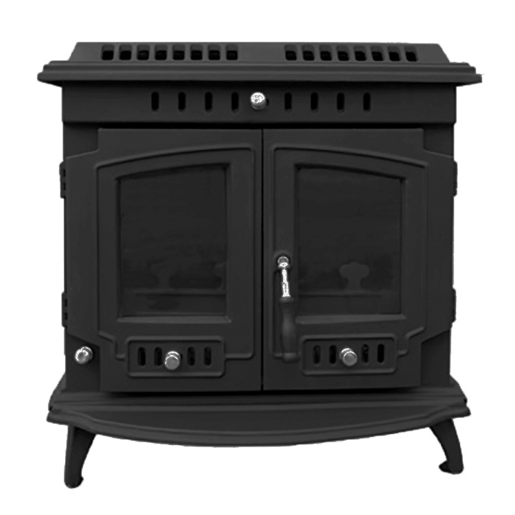 Free Stand Cast Iron Heat Radiant Wood Burning Fireplace