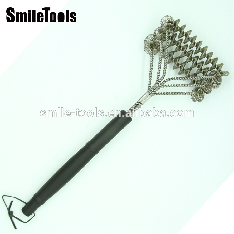 Stainless Steel BBQ Cleaning Grill Brush And Scraper