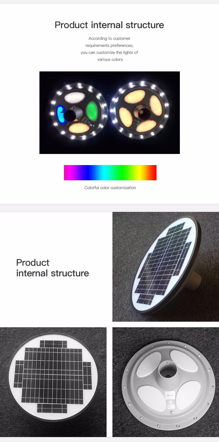 2019 new design product hot sale aluminum outdoor waterproof IP65 15w solar led garden light