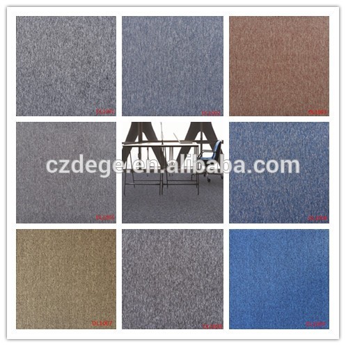 Washable Contec Carpet Tiles/ 100% Nylon Carpet Tiles With PVC Backing