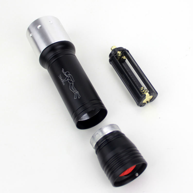 IPX7 Multi-function Waterproof T6 High Power Aluminum Underwater LED Torch Diving Flashlight