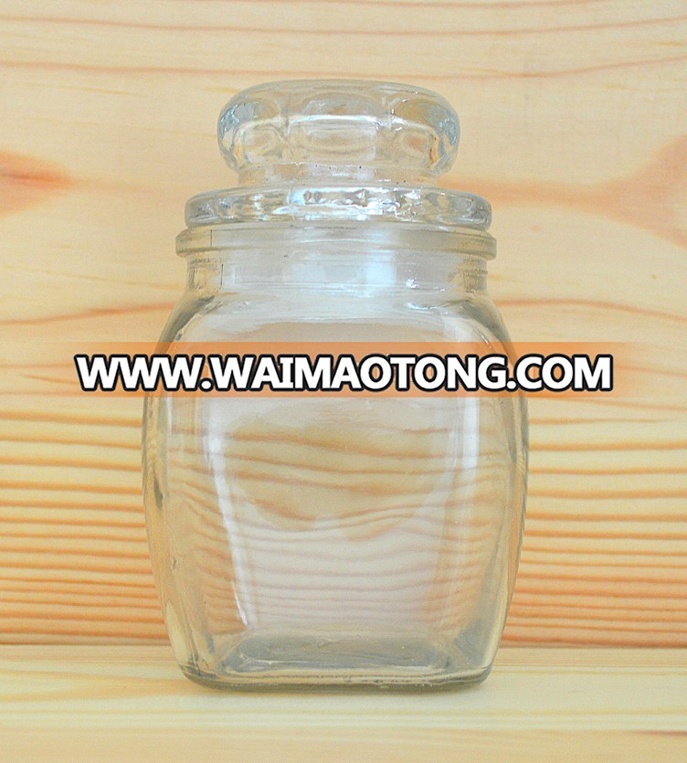 200ml transparent food jars wholesale packaging bottle tea cookies dessert