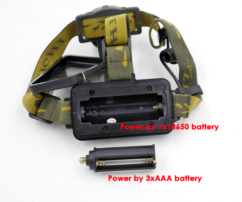 Induction Head Lamp 18650 or 3xAAA Battery XPE LED IR Sensor Headlight Headlamp Lantern Flashlight Outdoor Camping