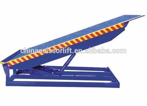 Stationary warehouse electric lift dock ramp WLDQ-8