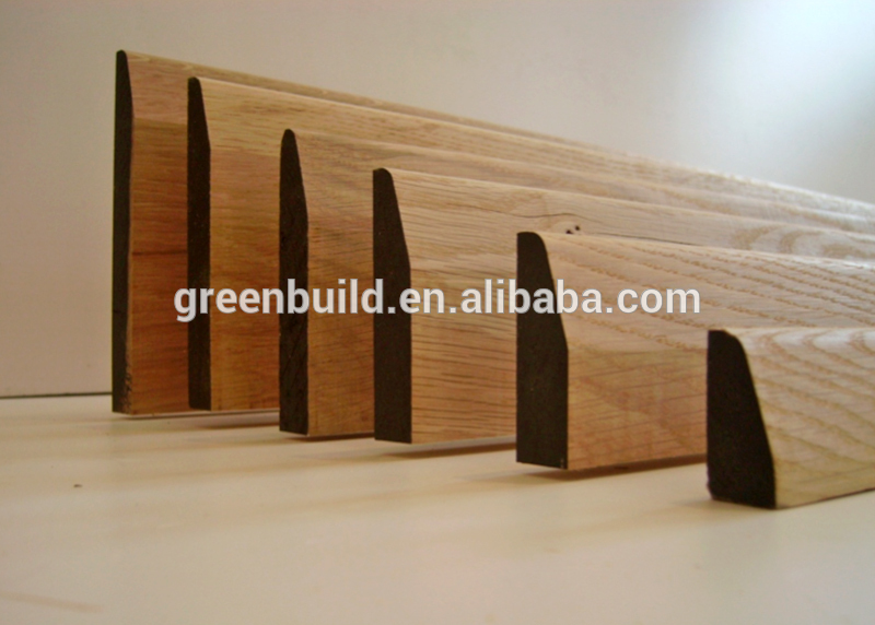 cheap price solid wood skirting design