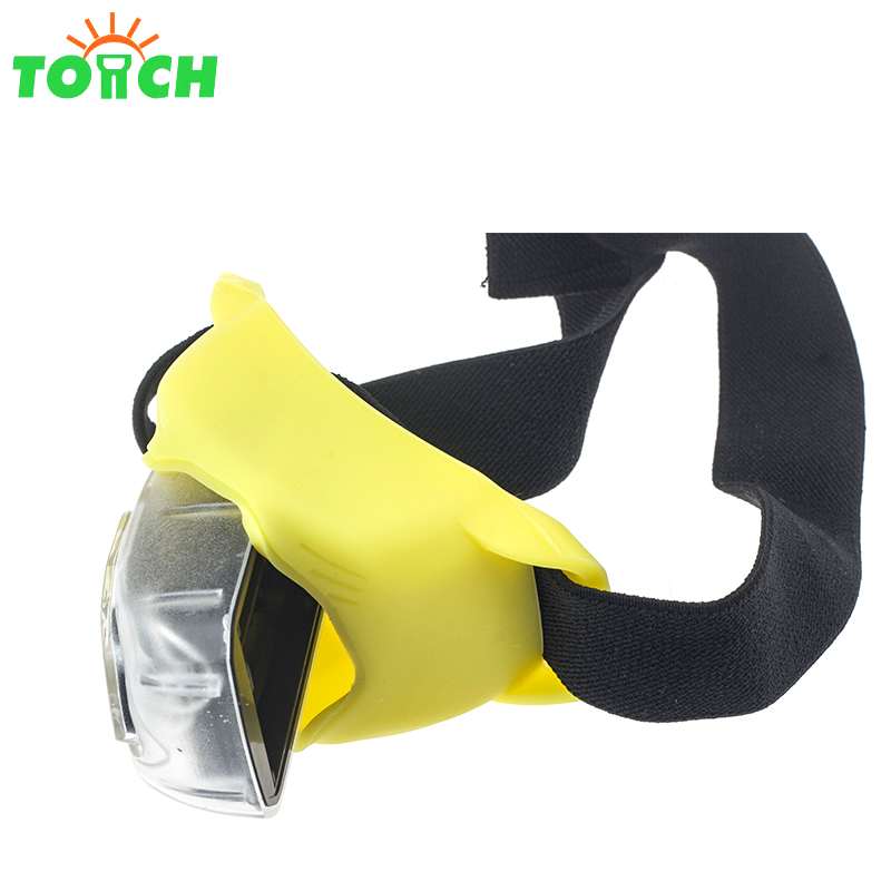 Yiwu Factory new product rubber 3W led cob headlamp super waterproof plastic Mini led headlamp for children