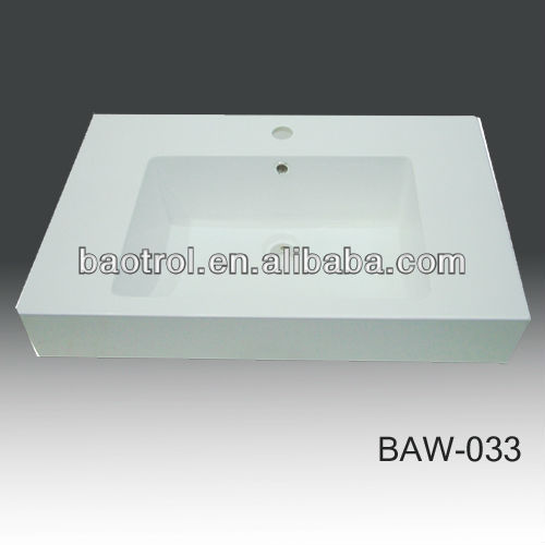 gel coat resin pedestal basin new,solid surface pedestal sink