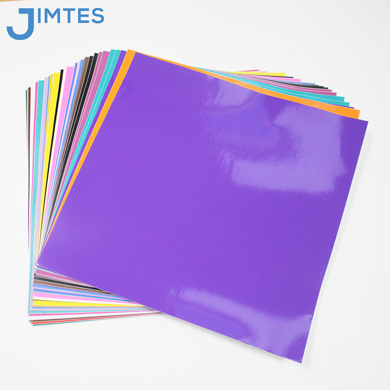 Sign cutting film material sheets pvc self adhesive plotter cutting colorful vinyl