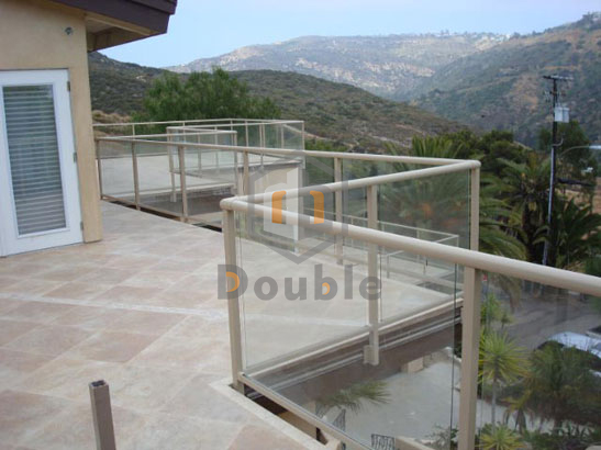 Stainless Steel glass clamp frameless glass balustrade/ railing system