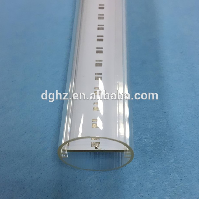 T8 clear pc tube with Flame Resistance V0 led parts for train