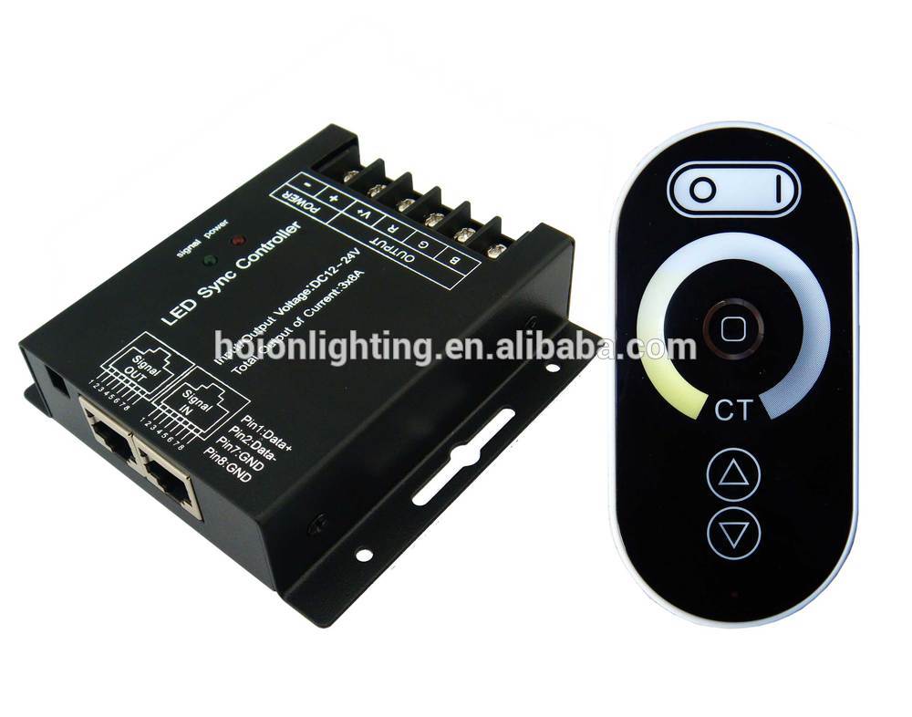 Amazing design DUAL white led controller,led strip dimmer ,programmable led light dimmerDC12-24V ce rohs WARRANTY