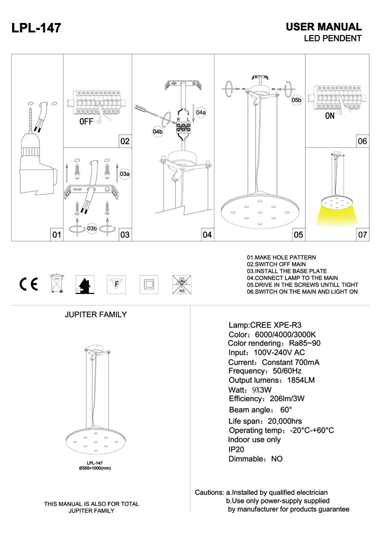 Commercial lighting fixtures meeting room office round ceiling hanging chandelier lamp led pendant light