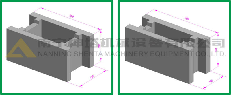 export to Thailand QTJ4-40 concrete brick cement block making machine