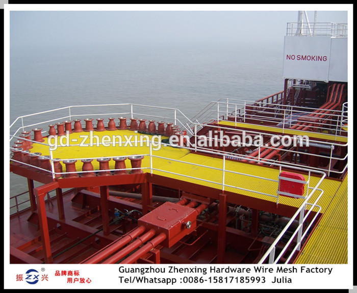 Guangzhou factory directly selling anti-corrosion FRP grating for the decks of naval vessels