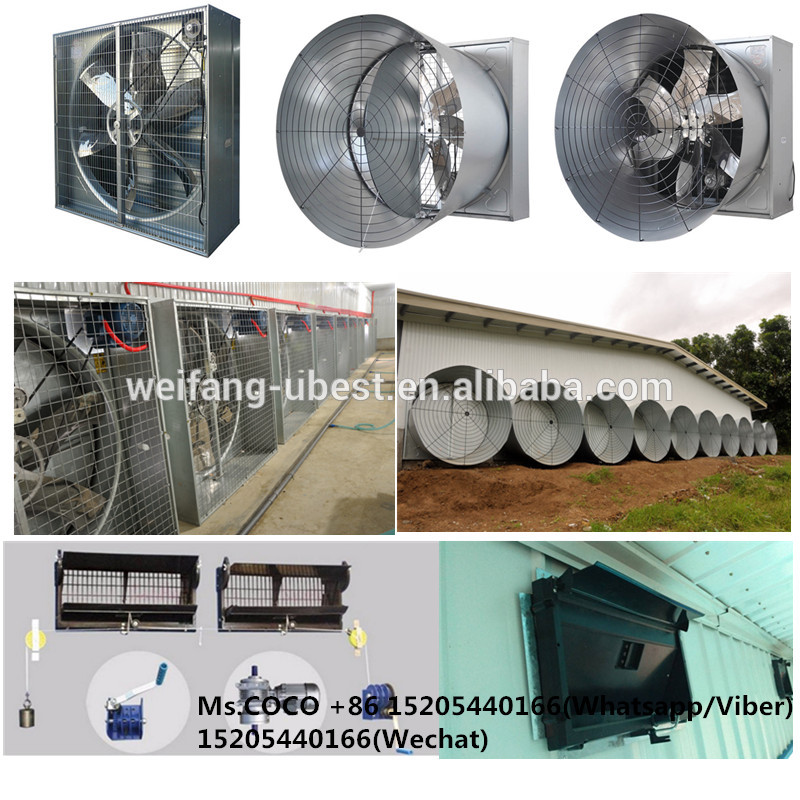 Environmental Control Chicken House Automatic Poultry Farm Equipment for Broiler