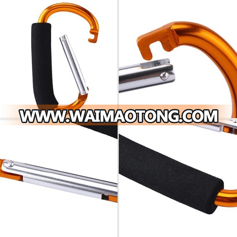 HXY Custom 14cm 16cm 18cm Size Large Carabiner With Foam