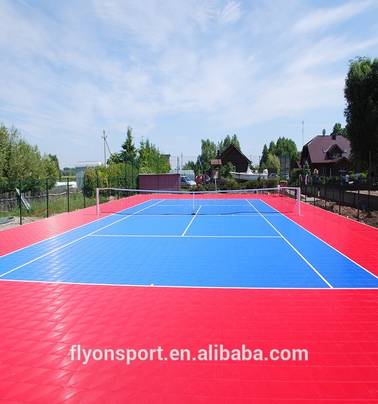 Removable Outdoor and Indoor sports interlock flooring for outdoor sports flooring