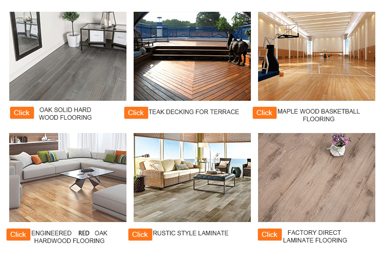 Oak grain natural color with 14mm bamboo hardwood flooring