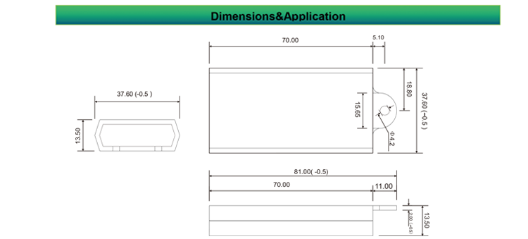 20kV Parallel Connection LED Surge Protector For AC DC Street Light Module