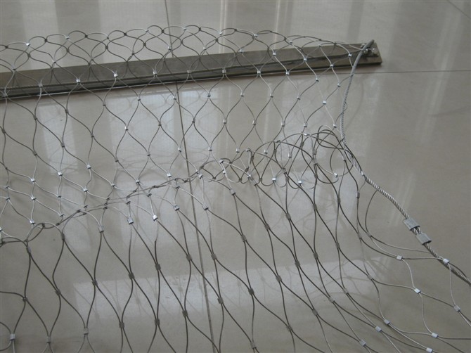 Factory Supply Animal Enclosure Stainless Steel Rope Mesh For Anti Theft Bag