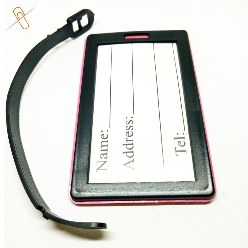 Custom Personalized Airline Travel Trunk Shipping Label Soft PVC Luggage Baggage Tag