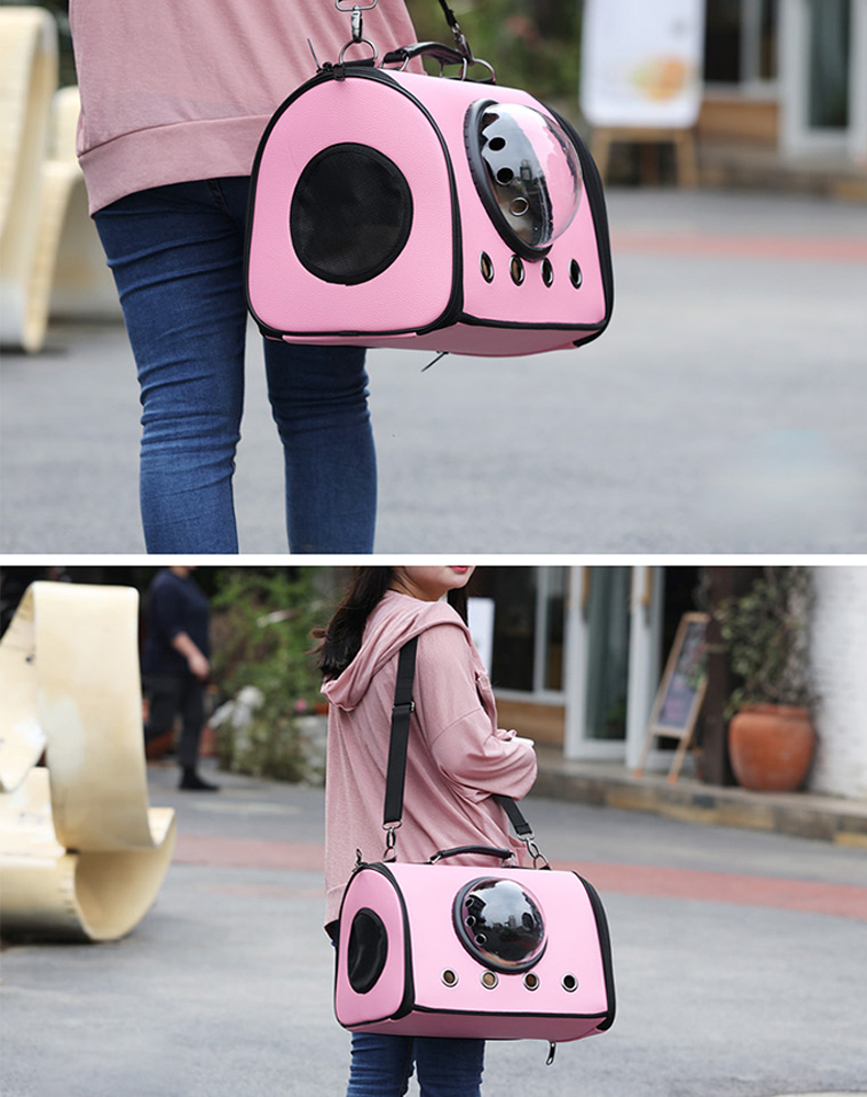 Foldable astronaut transport backpack  guangzhou carrying capsule tote shoulder handbag cat dog pet travel carrier bag