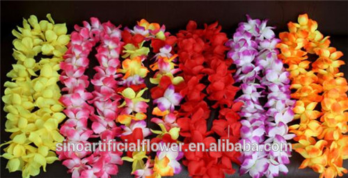 Hawaiian Leis Party garland Flower Necklace Hawaiian