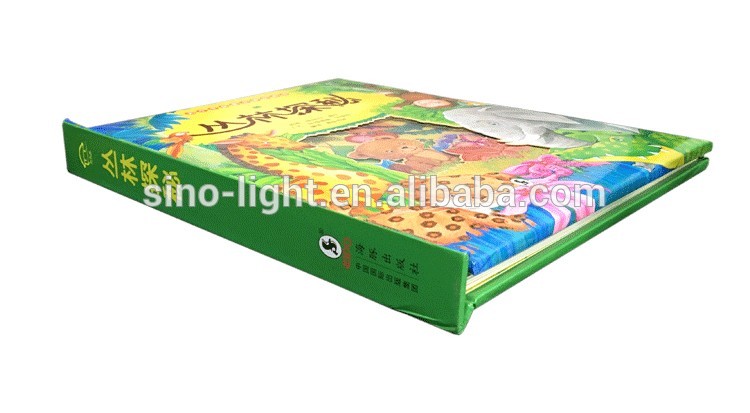 High Quality Childern Hardcover Book Kid Activity Pop-up Book 3D Coloring Book Coated Art Paper+Board Factory OEM