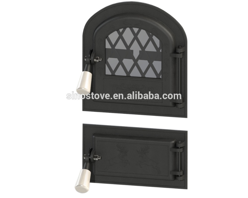 East Europe Cast Iron wood burning Stove Fire Door