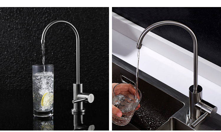 cupc high end for purify water use 304 stainless steel edible drinking water tap