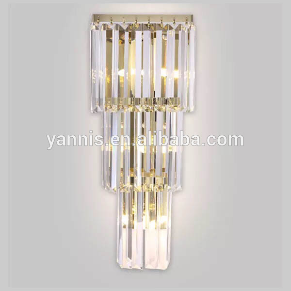 Brass Color Hotel Wall Mounted Bedside Lamp light Modern for Home Hotel Decor