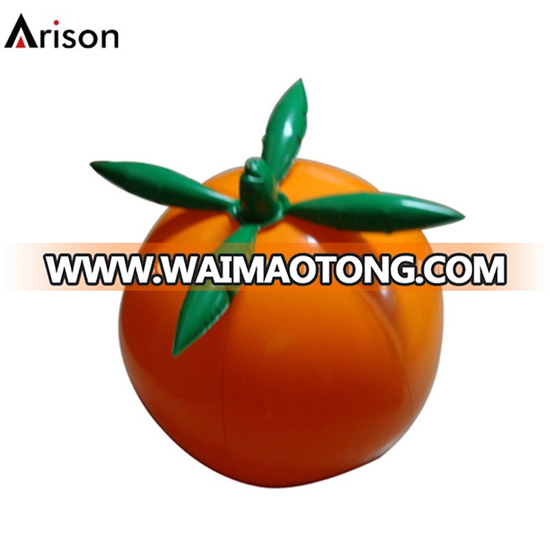 PVC inflatable orange model inflatable fruit toy for promotional toys