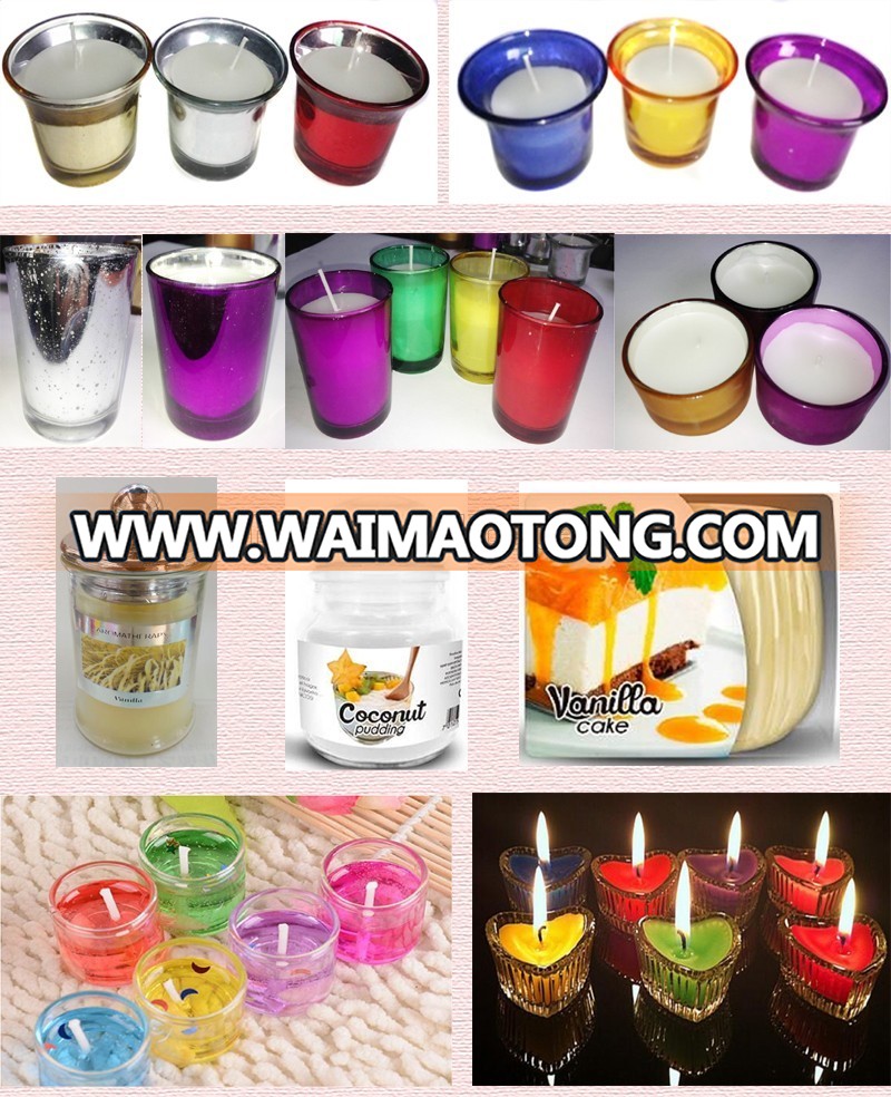 Electroplating glass candle cup