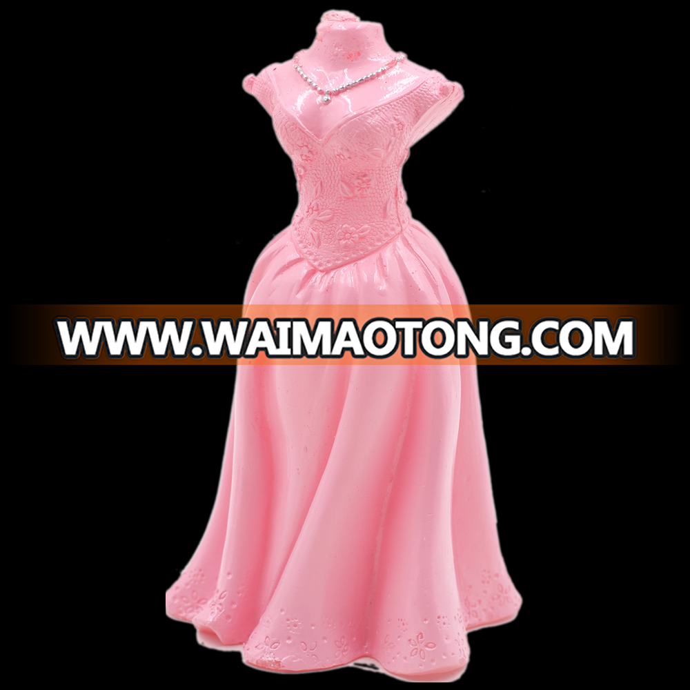 Hot sale dress shape candle for wedding