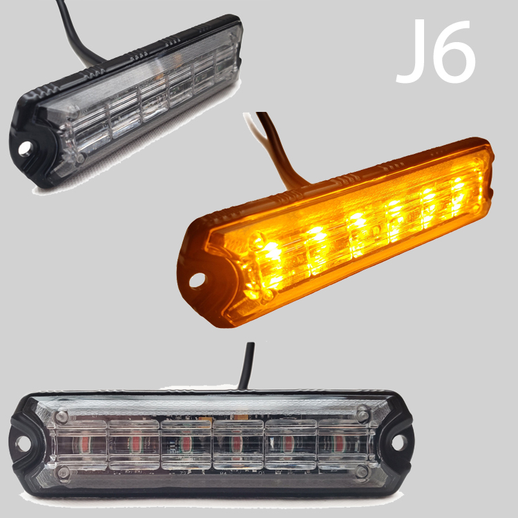 Super Bright 6led 18 Watt Lighthead Surface Mount Led Grill Strobe Light