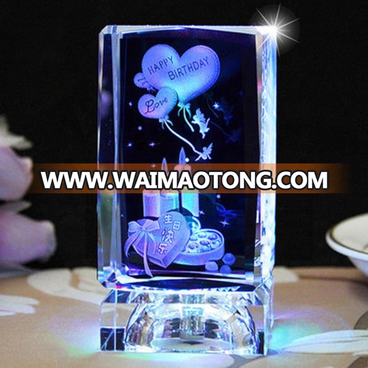 3d laser crystal christian gift ,crystal item