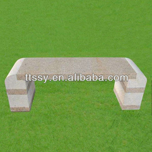 Outdoor granite bench