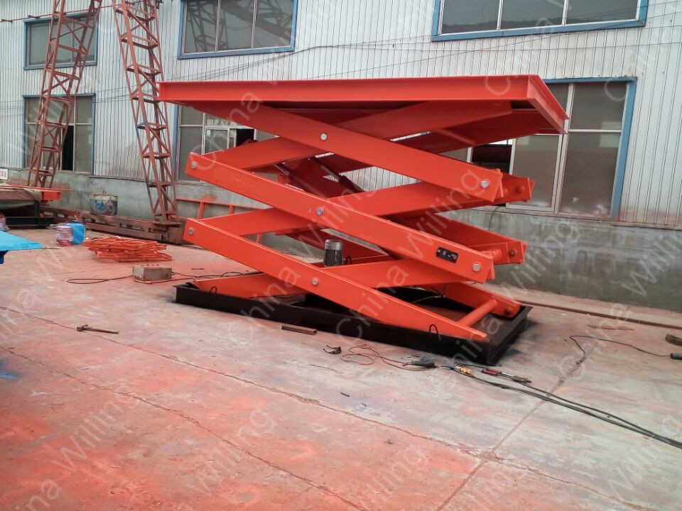 Heavy duty folding tables scissor lift table