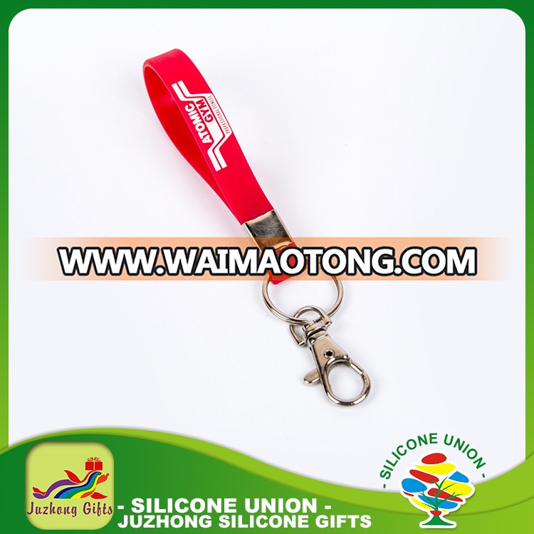 Promotion Gift Silicon Rubber Keychain/Keychain Strap/Keyring