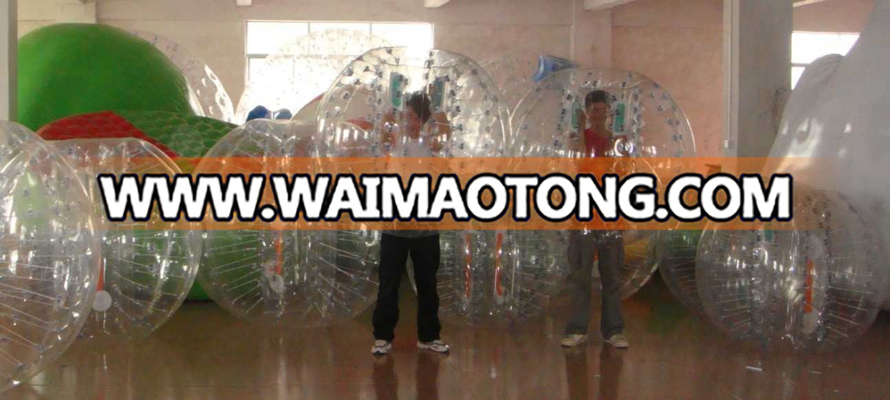 strengthened pvc inflatable belly bumper zorb balls for kids