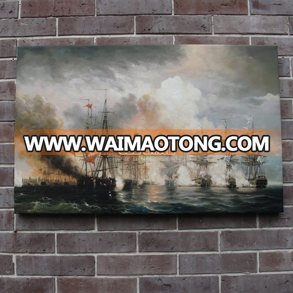 Russian-Turkish Sea Battle of Sinop by Ivan Aivazovsky oil painting