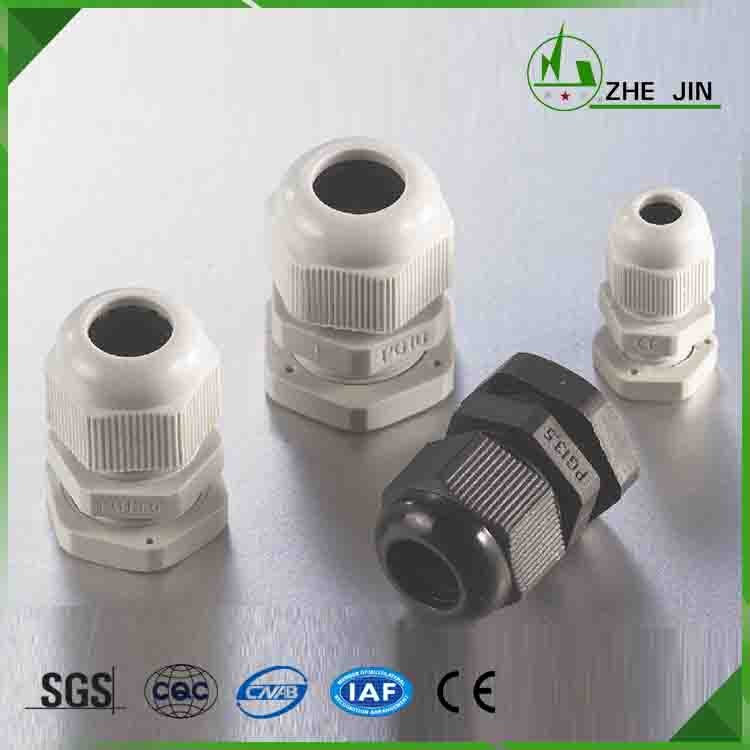 Zhe Jin 2016 China Alibaba Suppliers Electrical Nylon Pa66 Plastic Cable Gland Plug