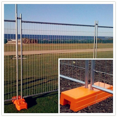 construction temporary fence with rubber feet (anping factory)