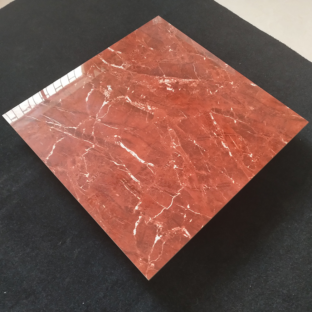 red glazed ceramics marble look 600x600 polished floor tile