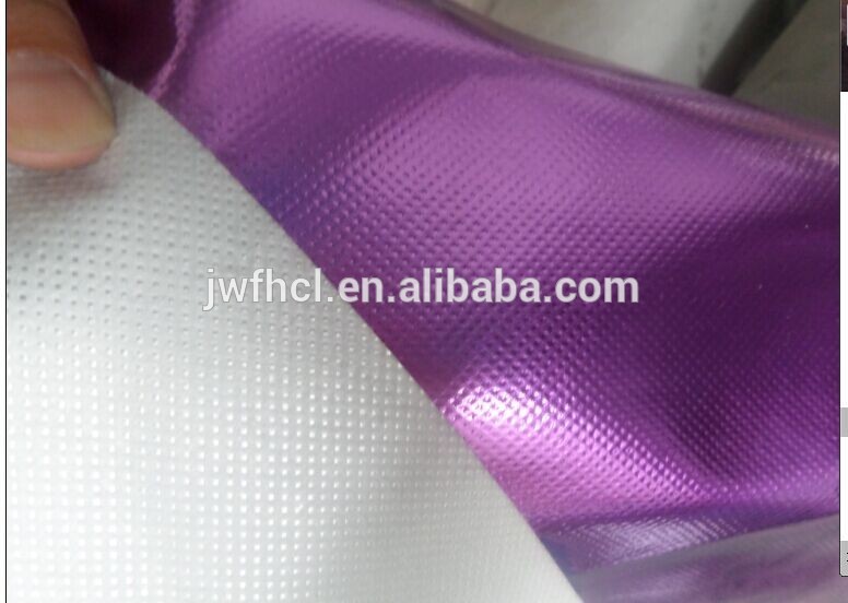 Reflective heat insulation membrane color aluminum film +Non-woven fabric composite materials