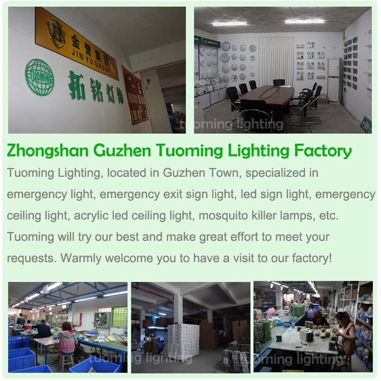 220V 5W ceiling motion sensor rechargeable batter led emergency light , emergency lamp , emergency led light